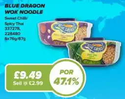 Bestway Blue dragon wok noodle offer