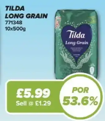 Bestway Tilda long grain offer