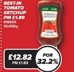Bestway Best-in tomato ketchup offer