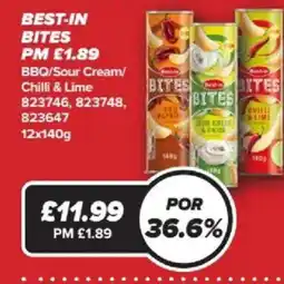 Bestway BEST-IN Bites BBQ/Sour Cream/ Chilli & Lime offer