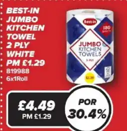 Bestway Best-in jumbo kitchen towel offer
