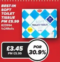 Bestway Best-in soft toilet tissue offer