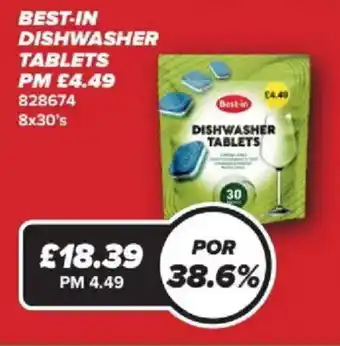 Bestway BEST-IN Dishwasher tablets offer
