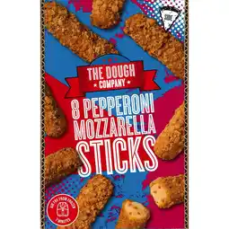 Iceland The Dough Company 8 (Approx.) Pepperoni Mozzarella Sticks 200g offer