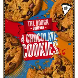 Iceland The Dough Company 4 Chocolate Cookies 300g offer