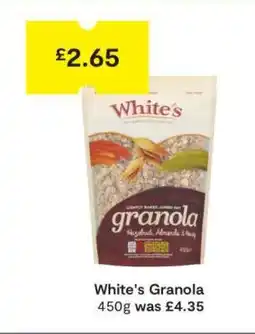 SuperValu White's Granola offer