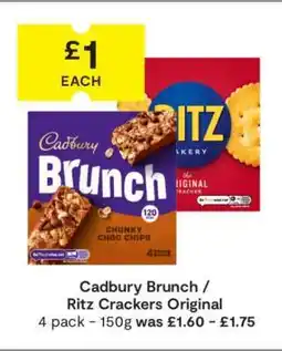 SuperValu Cadbury Brunch / Ritz Crackers Original offer