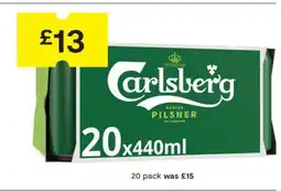 SuperValu Carlsberg Danish Pilsner offer
