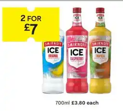 SuperValu Smirnoff Ice offer