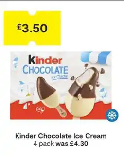 SuperValu Kinder Chocolate Ice Cream offer