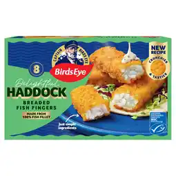 Iceland Birds Eye 8 Breaded Haddock Fish Fingers 240g offer