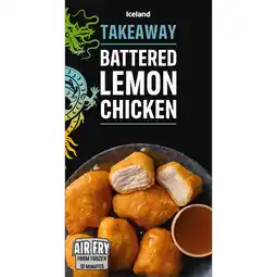 Iceland Iceland Takeaway Battered Lemon Chicken 230g offer