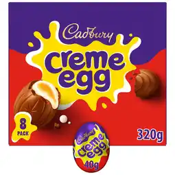 Iceland Cadbury Creme Egg Chocolate Multipack 320g (8 x 40g) offer