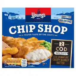 Iceland Young's Chip Shop 2 Cod 100% Fillets 200g offer