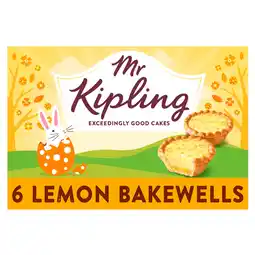 Iceland Mr Kipling Lemon Bakewells Easter Tarts 6 Pack offer