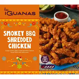 Iceland Las Iguanas Smokey BBQ Shredded Chicken 400g offer