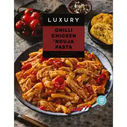 Iceland Iceland Luxury Chilli Chicken 'Nduja Pasta 400g offer