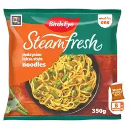 Iceland Birds Eye Steamfresh Malaysian Laksa Style Noodles Meal for One 350g offer