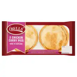 Iceland Bells 2 Chicken Curry Pies offer