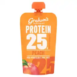 Iceland Graham's The Family Dairy Protein 25g Peach 200g offer