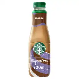 Iceland Starbucks Multiserve Frappuccino Mocha Chocolate Flavoured Milk Iced Coffee 700ml offer