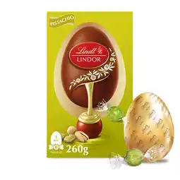 Iceland Lindt Lindor Pistachio Chocolate Easter Egg 260g offer