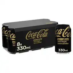 Iceland Coca-Cola Zero Sugar Zero Caffeine 8 x 330ml offer