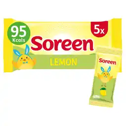 Iceland Soreen Lemon Mini Loaves, Spring Snack Bars 5 x 30g offer