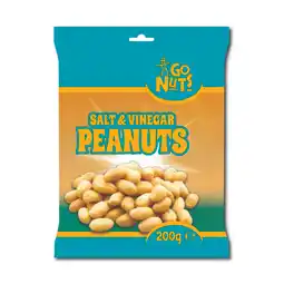 Iceland Go Nuts Salt and Vinegar Peanuts 200g offer