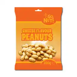 Iceland Go Nuts Cheese Flavour Peanuts 200g offer