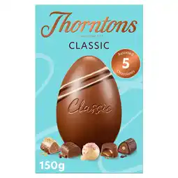 Iceland Thorntons Classic Collection Milk Chocolate Easter Egg With Chocolates150g offer