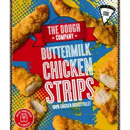 Iceland The Dough Company Buttermilk Chicken Strips 250g offer