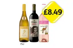 Londis Barefoot Buttery Chardonnay, 19 Crimes Red, Yellow Tail Rosé offer