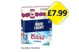 Londis Rekorderlig, Bud Light, Coors offer