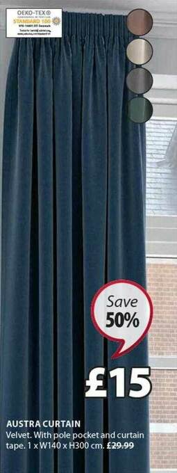 JYSK Austra Curtain offer