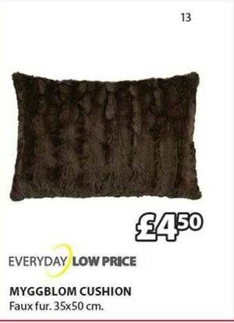 JYSK Myggblom Cushion offer
