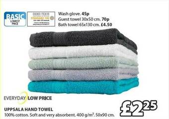 JYSK Uppsala Hand Towel offer