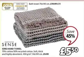 JYSK Idre Hand Towel offer