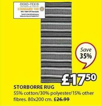 JYSK Storborre Rug offer