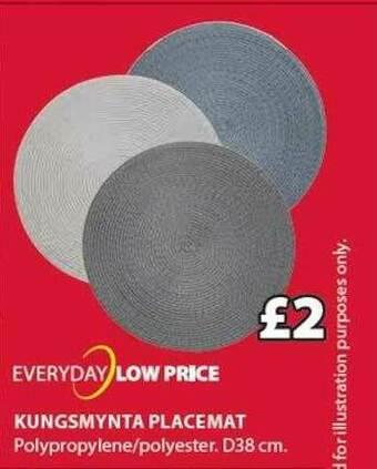 JYSK Kungsmynta Placemat offer