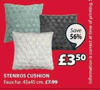 JYSK Stenros Cushion offer