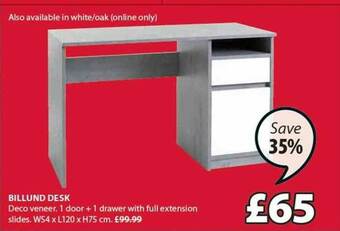 JYSK Billund Desk offer