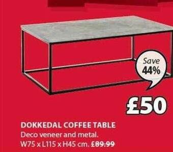 JYSK Dokkedal Coffee Table offer