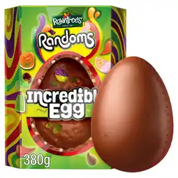 Iceland Rowntree's Randoms Milk Chocolate Incredible Easter Egg 380g offer
