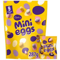 Iceland Cadbury Mini Eggs Chocolate Pouch 287 g offer