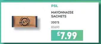 PSL Mayonnaise Sachets
