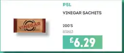 Bestway PSL VINEGAR SACHETS offer