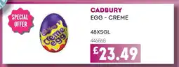 Bestway Cadbury Egg - Creme offer