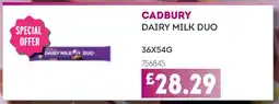 Bestway CADBURY DAIRY MILK DUO offer