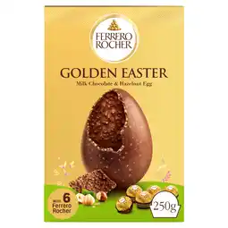 Iceland Ferrero Rocher Golden Easter Egg Milk 250g offer